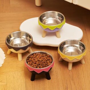 comedero-3-colores-plato-metalico